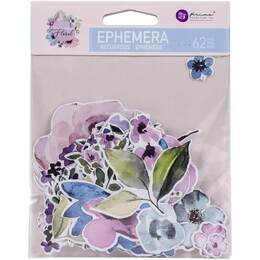 Watercolor Floral Cardstock EPHEMERA 62/Pkg - Floral #2