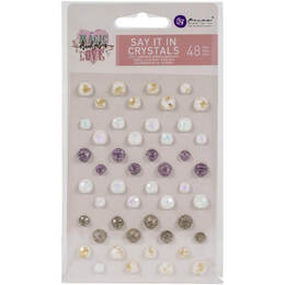 Prima Marketing Magic Love Say It In Crystals - Assorted Dots 48/Pkg