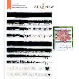 Altenew Clear Stamps - Birch Impressionism ALT3478