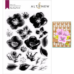 Altenew Clear Stamps - Zig Zag Floral ALT4029