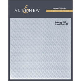 Altenew 3D Embossing Folder - Angled Mosaic ALT4694