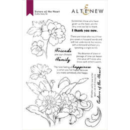 Altenew Clear Stamps - Sisters of the Heart ALT6183