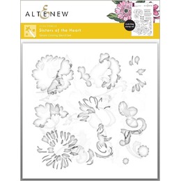 Altenew Coloring Stencil (4 in 1) - Sisters of the Heart ALT6185