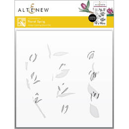 Altenew Simple Coloring Stencil - Floral Sprig (2n1) ALT6961