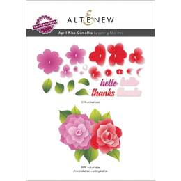 Altenew Layering Dies Set - Craft-A-Flower: April Kiss Camellia ALT8903
