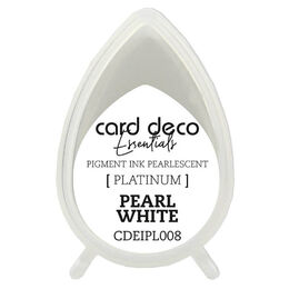 Couture Creations Card Deco Essentials Fast-Drying Pigment Ink Pearlescent - Pearl White CDEIPL008
