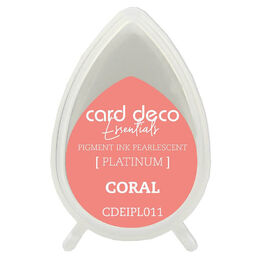 Couture Creations Card Deco Essentials Fast-Drying Pigment Ink Pearlescent - Coral CDEIPL011