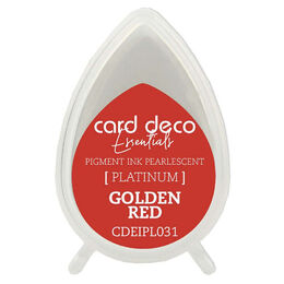 Couture Creations Card Deco Essentials Fast-Drying Pigment Ink Pearlescent - Golden Red CDEIPL031
