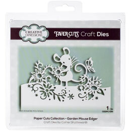Creative Expressions Paper Cuts Edger Craft Dies - Garden Mouse CEDP1094