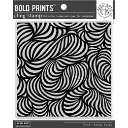 Hero Arts Cling Stamps - Swirl Bold Prints CG858