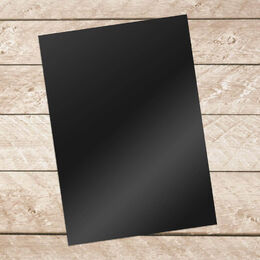 Couture Creations A4 BLACK Adhesive Vinyl 10 sheets per pack 