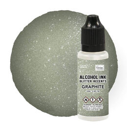 Couture Creations A Ink Glitter Accents - Graphite - 12mL | 0.4fl oz