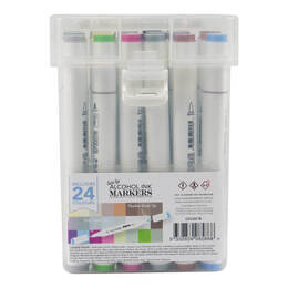 Couture Creations  Twin Tip Alcohol Ink Marker 24 Pack Set 4