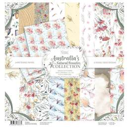 Couture Creations Paper Pad (12 x 12in) - Australia's Natural Beauties (3 x 8 designs)