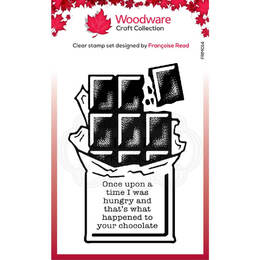 Woodware Clear Stamps A7 - Chocolate