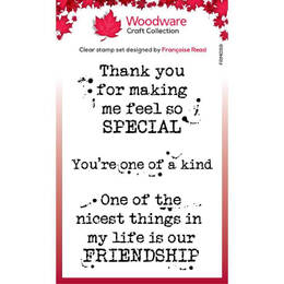 Woodware Clear Stamps Singles - Kind Words (3in x 4in)