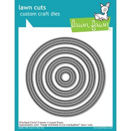 Lawn Fawn - Lawn Cuts Dies - Stitched Circle Frames LF1141