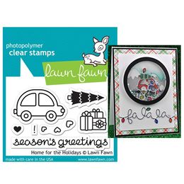 Lawn Fawn - Clear Stamps - Home for the Holidays LF1220
