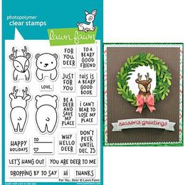 Lawn Fawn - Clear Stamps - For You, Deer LF1480