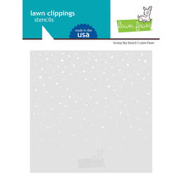 Lawn Fawn Stencils - Snowy Sky LF2459