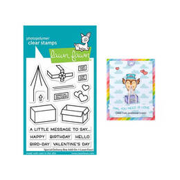 Lawn Fawn - Clear Stamps - Special Delivery Box Add-On LF2468
