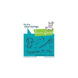 Lawn Fawn - Clear Stamps - Dandy Day Flip-Flop LF2562