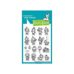 Lawn Fawn - Clear Stamps - Tiny Birthday Friends LF2601