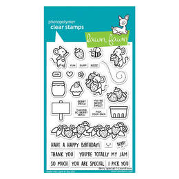 Lawn Fawn - Clear Stamps - Berry Special LF2764