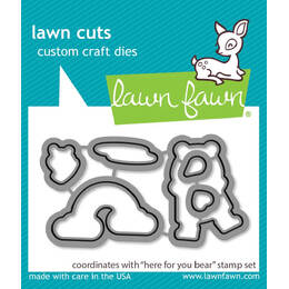 Lawn Fawn - Lawn Cuts Dies - here for you bear LF2846