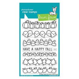 Lawn Fawn - Clear Stamps - Simply Celebrate Fall LF2932