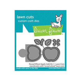 Lawn Fawn - Lawn Cuts Dies - Reveal Wheel Apple Add-On LF2959