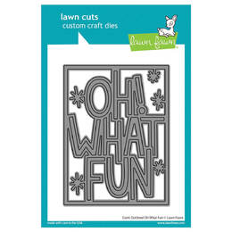 Lawn Fawn - Lawn Cuts Dies - Giant Outlined Oh What Fun LF2972