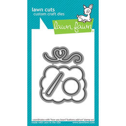 Lawn Fawn - Lawn Cuts Dies - How You Bean? Buttons Add-On LF3064