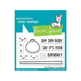 Lawn Fawn - Clear Stamps - Year Thirteen LF3084