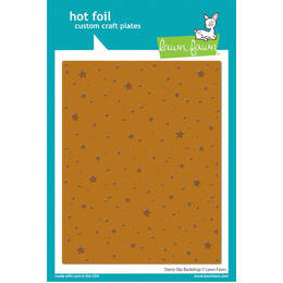Lawn Fawn Hot Foil Plate - Starry Sky Background LF3264