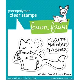 Lawn Fawn - Clear Stamps - Winter Fox LF363