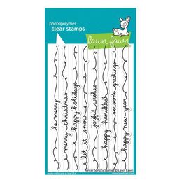 Lawn Fawn - Clear Stamps - Winter Scripty Sayings LF938