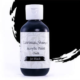 Lavinia Chalk Acrylic Paint - Jet Black LSAP21