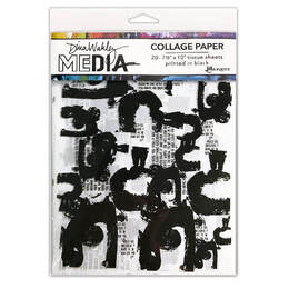 Dina Wakley Media Collage Paper - Painted Marks MDA77879