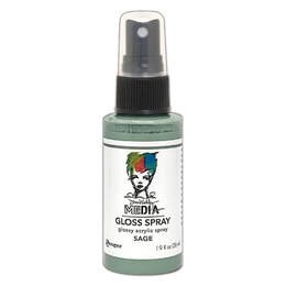 Dina Wakley Media Gloss Spray 1.9oz - Sage MDO76520