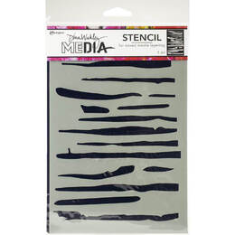 Dina Wakley Media Stencils - Lines MDS69249