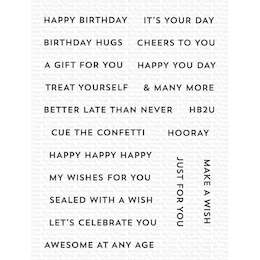 My Favorite Things - Clear Stamps - Itty Bitty Birthday