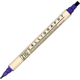 Zig Memory System Calligraphy - Pure Violet (2mm)