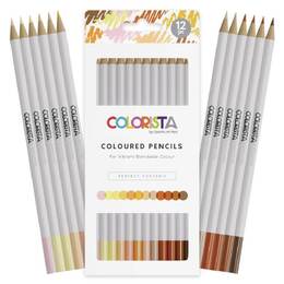 Spectrum Noir Colorista Colour Pencil 12/Pkg - Perfect Portrait