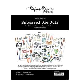 Paper Rose Embossed Die Cuts - Dad's Tools 30912