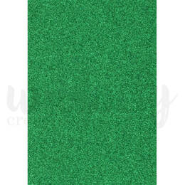 Uniquely Creative Glitter Cardstock A4 - Green