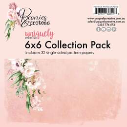Uniquely Creative Collection Pack 6x6 - Peonies & Proteas
