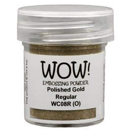 Wow! Embossing Powder Regular 15ml - Metallic Polished Gold