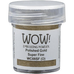 Wow! Embossing Powder Regular 15ml - Metallic Polished Gold (Super Fine)