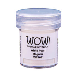 Wow! Embossing Powder Regular 15ml - White Pearl